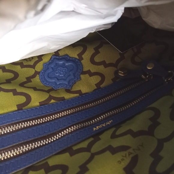 🔵 NWT orYany Royal Blue Leather Satchel Bag - Beautiful Firm Price - Picture 14 of 16